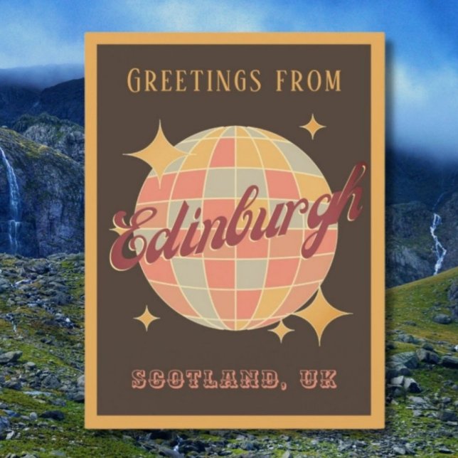 Edinburgh City Scotland UK Retro Vintag Postcard Postkarte (Von Creator hochgeladen)