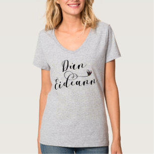 Edinburgh Flaggenherz, T - Shirt Dùn Èideann