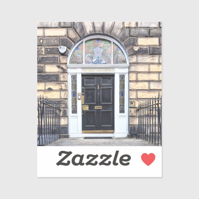 Edinburgh Foreut Anglers' Club Door Aufkleber (Blatt)