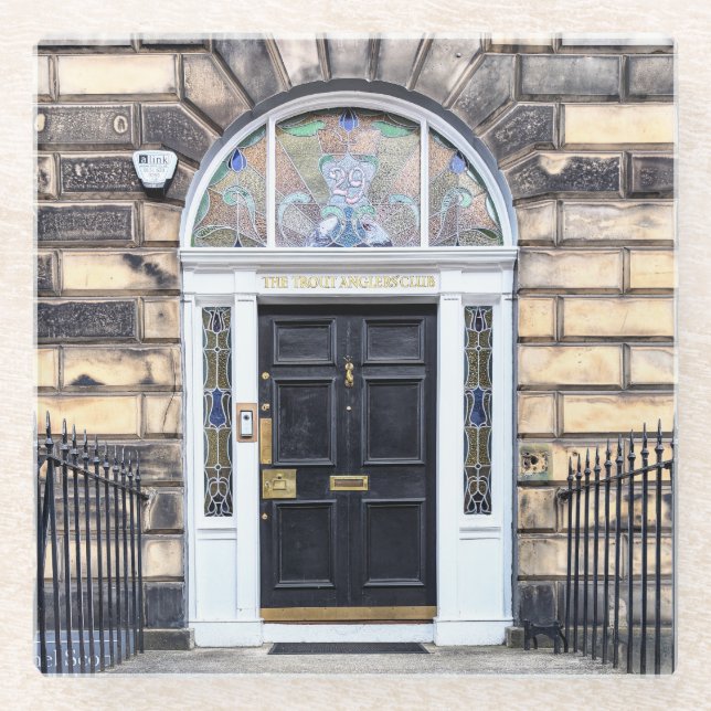 Edinburgh Foreut Anglers' Club Door Glasuntersetzer (Vorderseite)