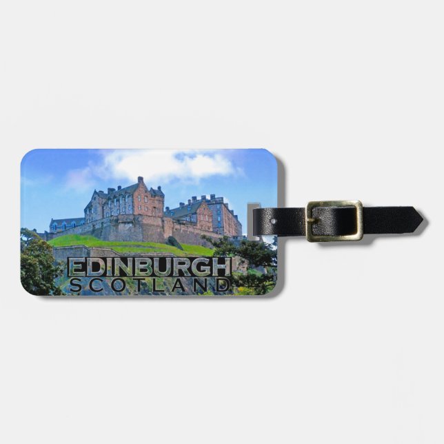 Edinburgh Gepäckanhänger (Vorderseite horizontal)