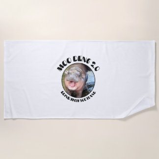 Edinburgh Hippo Pygmy in Schottland - Moo Deng 2.0 Strandtuch