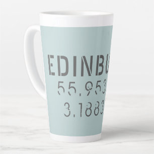 Edinburgh Longitude Latitude Milchtasse