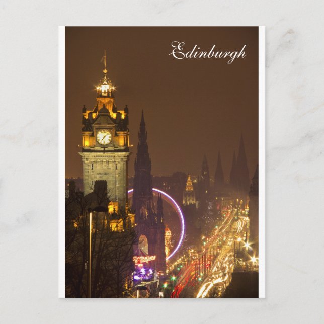 Edinburgh Postcard Postkarte (Vorderseite)
