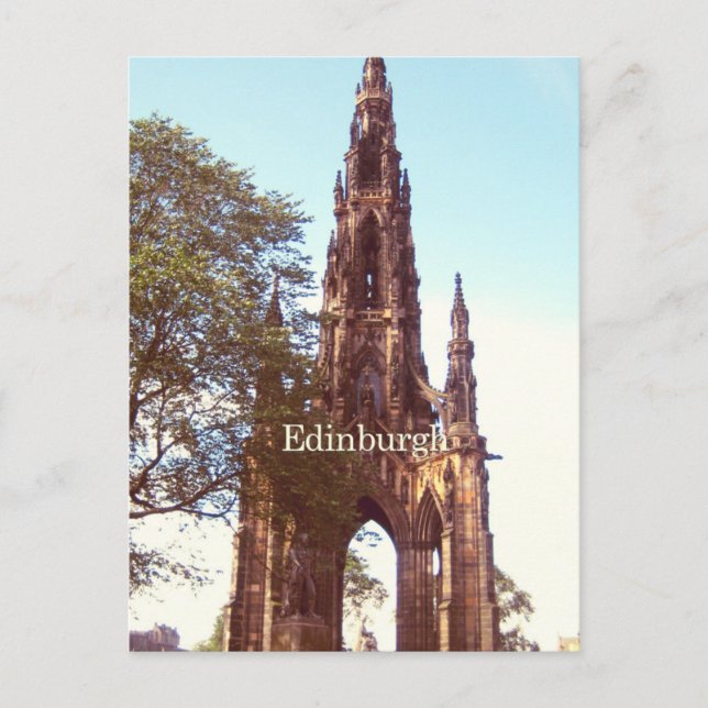 Edinburgh Postkarte (Vorderseite)