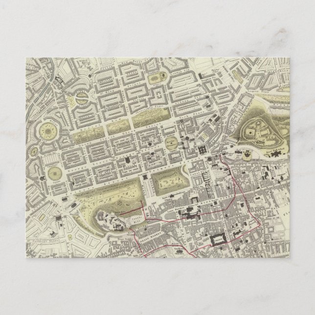 Edinburgh Postkarte (Vorderseite)