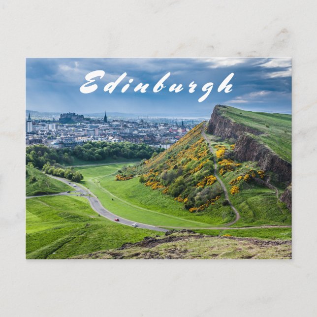 Edinburgh Postkarte (Vorderseite)