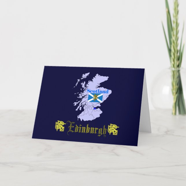 Edinburgh Qualität. Karte (Vorderseite)