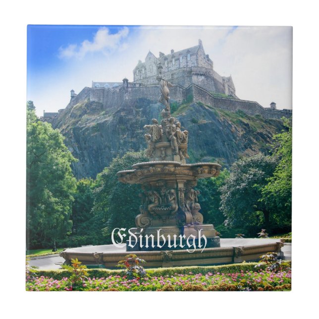 Edinburgh-Schloss fertigen Produkt besonders an Fliese (Vorderseite)
