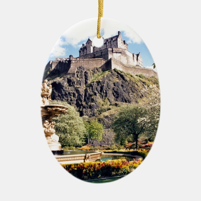 Edinburgh-Schloss Keramikornament (Vorne)