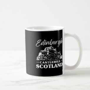 Edinburgh Schloss Schottland Schottisch Europa Url Kaffeetasse