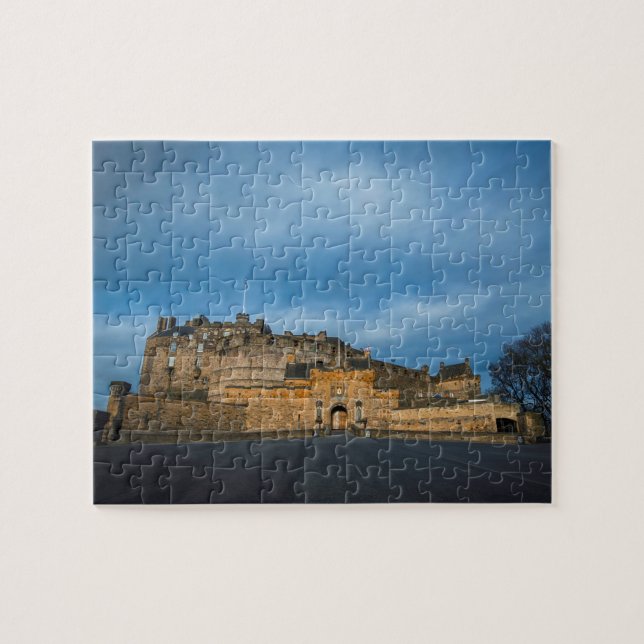 Edinburgh-Schlosseingang, Edinburgh, Schottland Puzzle (Horizontal)