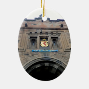 Edinburgh-SchlossGatehouse Keramikornament