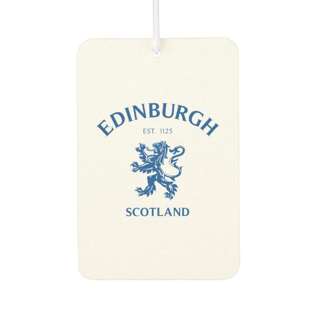 EDINBURGH Schottland Autolufterfrischer (Vorderseite)