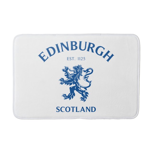 EDINBURGH Schottland Badematte (Vorderseite)