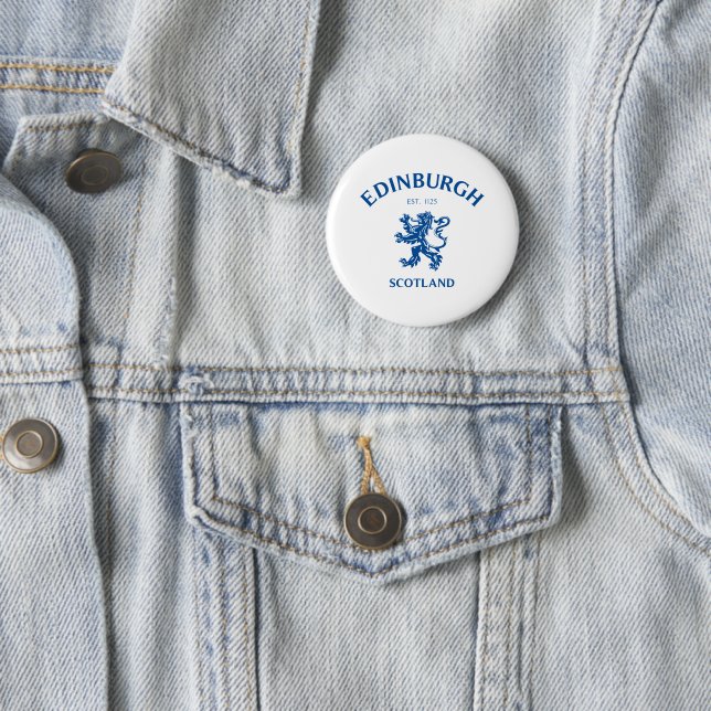EDINBURGH Schottland Button (Beispiel)