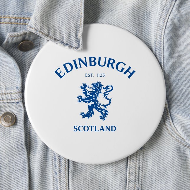 EDINBURGH Schottland Button (Beispiel)