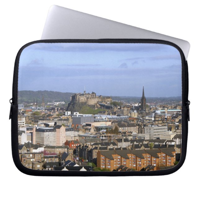Edinburgh, Schottland. Der Blick auf die zentrale  Laptopschutzhülle (Vorderseite)