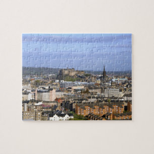Edinburgh, Schottland. Der Blick auf die zentrale  Puzzle