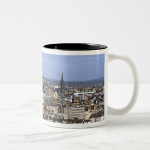 Edinburgh, Schottland. Der Blick auf die zentrale  Zweifarbige Tasse