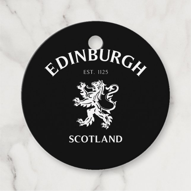 Edinburgh Schottland Geschenkanhänger (Vorderseite)