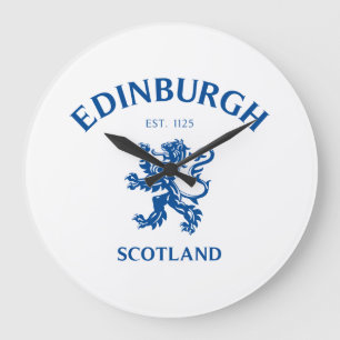 EDINBURGH Schottland Große Wanduhr