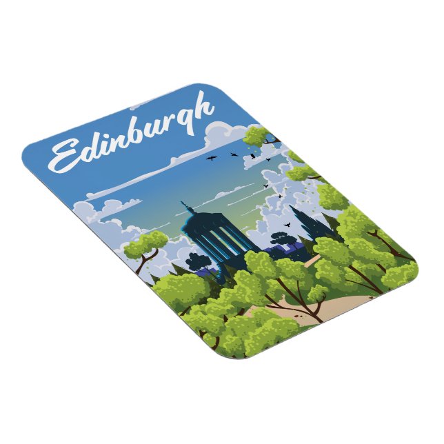 Edinburgh Schottland Magnet (Rechte Seite)