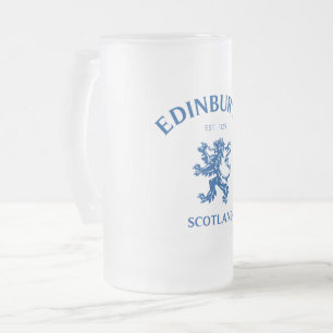 EDINBURGH Schottland Mattglas Bierglas