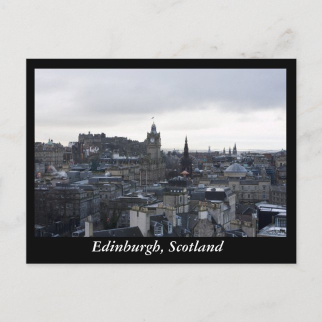 Edinburgh, Schottland Postkarte (Vorderseite)
