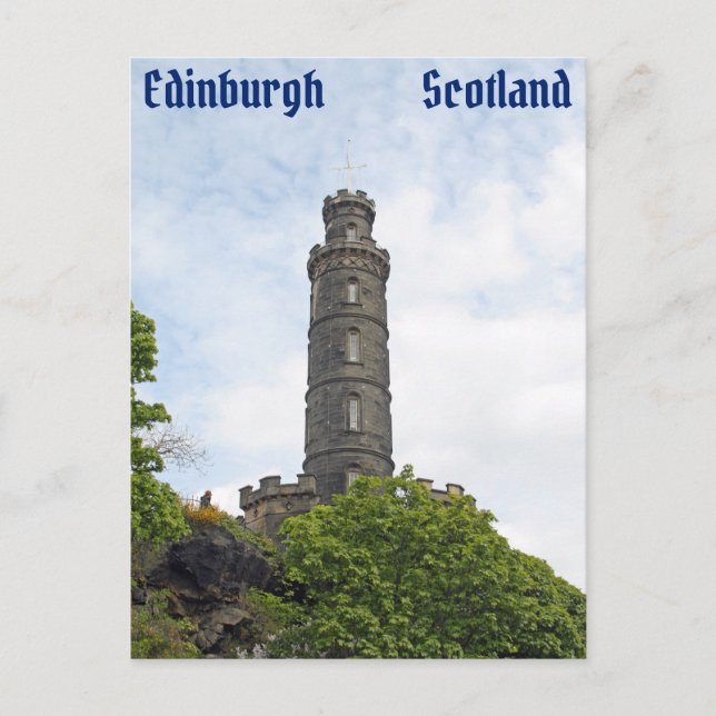 Edinburgh, Schottland Postkarte (Vorderseite)