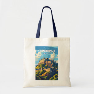 Edinburgh Schottland Reise Kunst Vintage Tragetasche