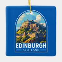 Edinburgh Schottland Reisen Art Vintag
