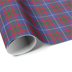 Edinburgh Schottland Tartan-Muster Geschenkpapier