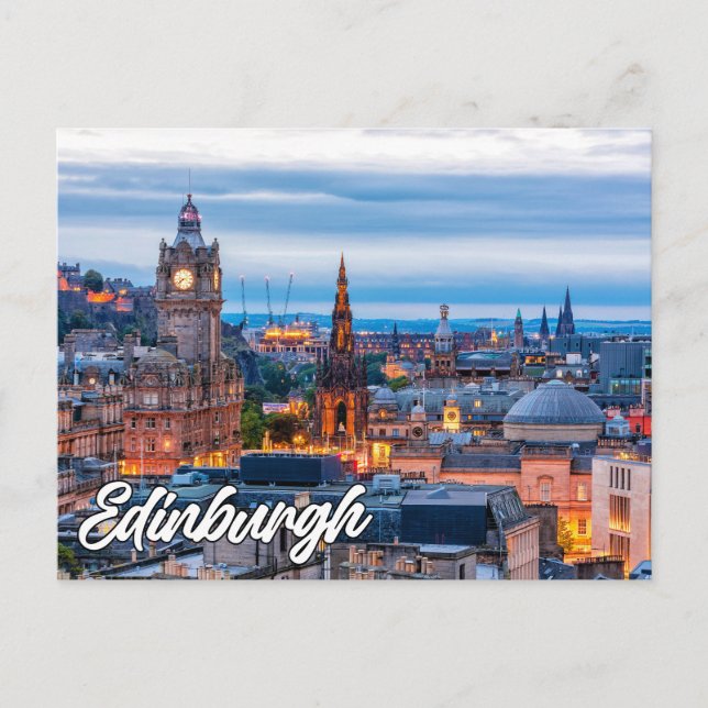 Edinburgh, Schottland, Vereinigtes Königreich Postkarte (Vorderseite)