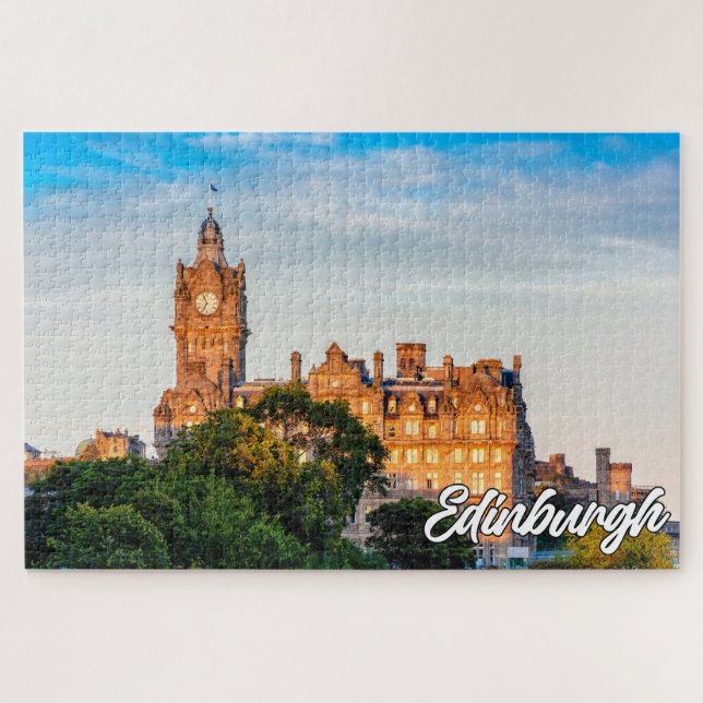 Edinburgh, Schottland, Vereinigtes Königreich Puzzle (Horizontal)