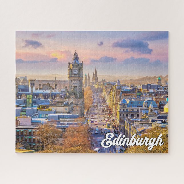 Edinburgh, Schottland, Vereinigtes Königreich Puzzle (Horizontal)