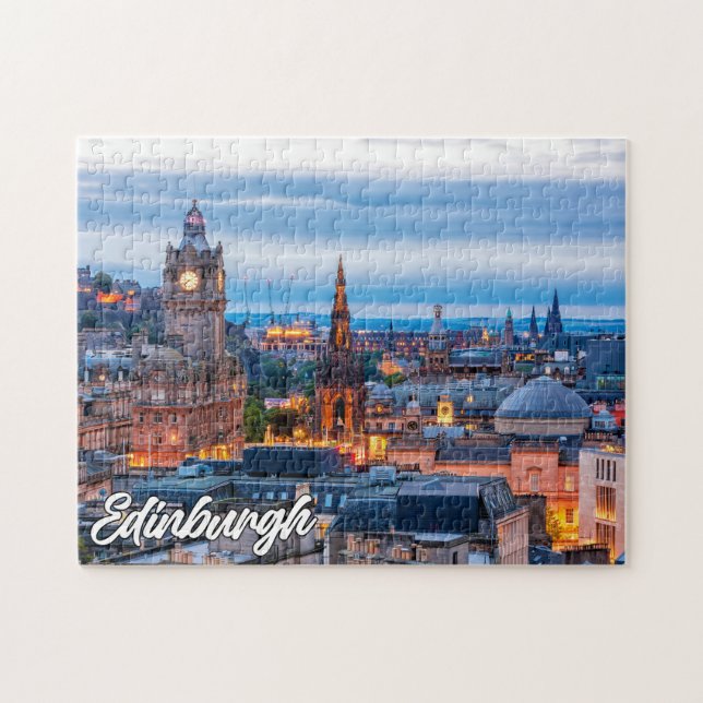 Edinburgh, Schottland, Vereinigtes Königreich Puzzle (Horizontal)