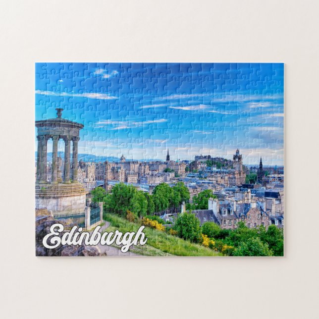 Edinburgh, Schottland, Vereinigtes Königreich Puzzle (Horizontal)