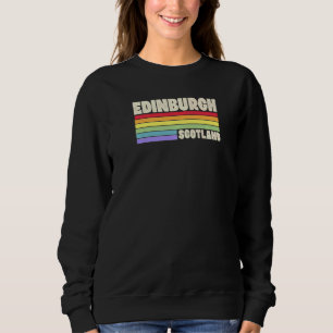 Edinburgh Schottland Vereinigtes Königreich Regenb Sweatshirt