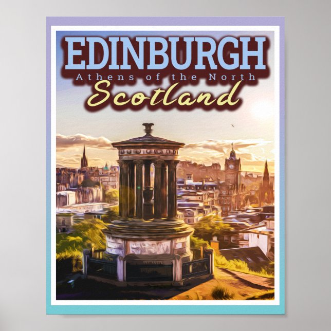 EDINBURGH SCOTLAND - DIE ATHEN DES NORDEN POSTER (Vorne)