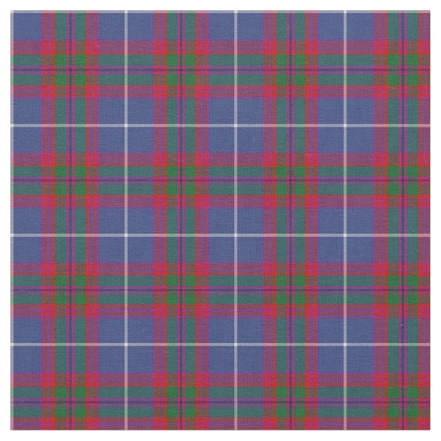 Edinburgh Scotland District Tartan Stoff (Nahaufnahme)