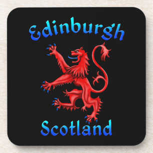 Edinburgh Scotland Lion Rampant Scottish Flag Getränkeuntersetzer