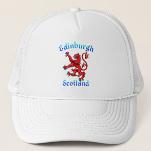 Edinburgh Scotland Lion Rampant Scottish Flag Truckerkappe