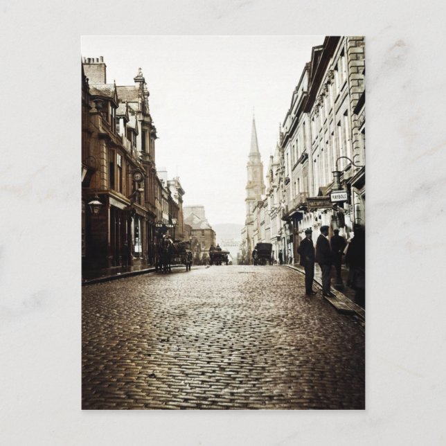 EDINBURGH SCOTLAND MAYBOLE STREET SCENE 1910 POSTKARTE (Vorderseite)