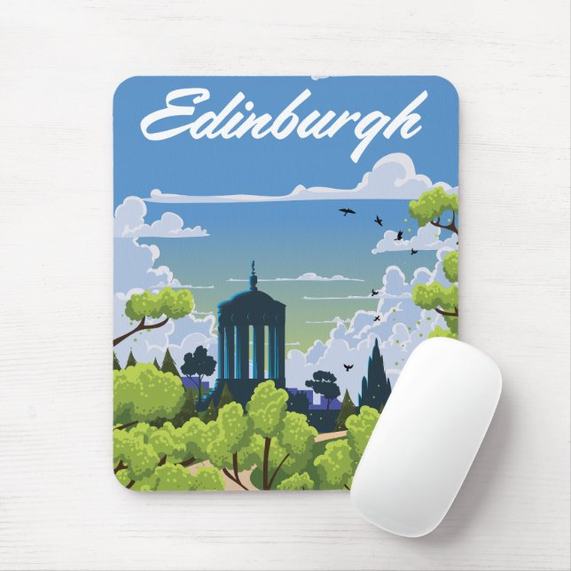 Edinburgh Scotland Mousepad (Mit Mouse)