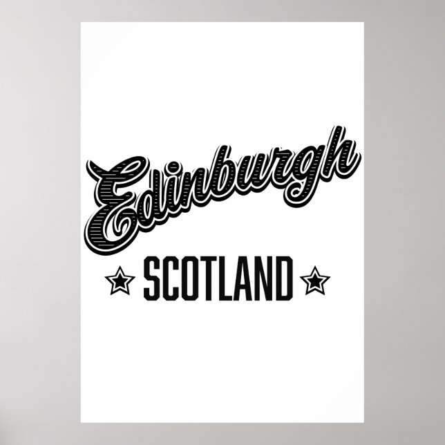 Edinburgh Scotland Poster (Vorne)