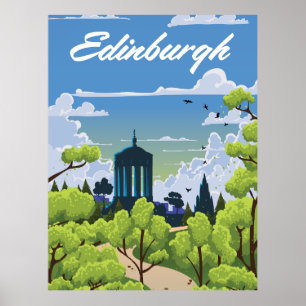 Edinburgh Scotland Poster