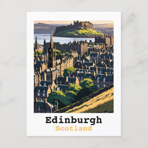 Edinburgh Scotland Postkarte