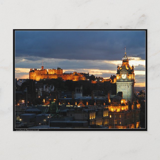 Edinburgh Scotland Postkarte (Vorderseite)