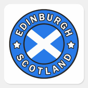 Edinburgh Scotland Quadratischer Aufkleber